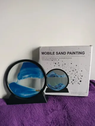 Pintura de arena móvil