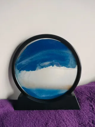 Pintura de arena móvil