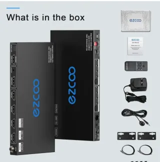 Matriz HDMI 4x2 4K HDR EZ-MX4ZHAS-ARC