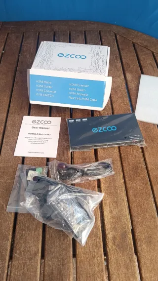 Matriz HDMI 4x2 4K HDR EZ-MX4ZHAS-ARC