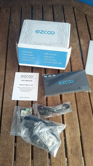 Matriz HDMI 4x2 4K HDR EZ-MX4ZHAS-ARC