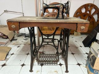 Mesa máquina coser GRITZNER antigua