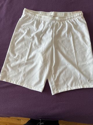 Shorts calcio Kipsta bianco Taglia M
