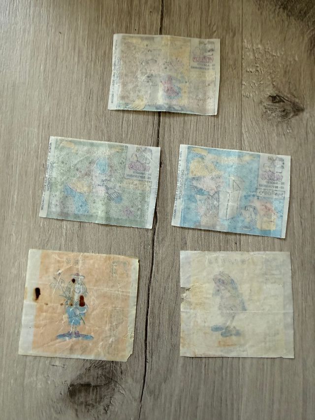 5 Cromos Horóscopo Fleer Chicle Niña