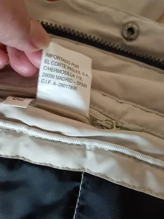 Anorak caballero beige