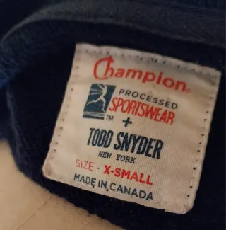 Chaqueta Todd Snyder Champion Azul
