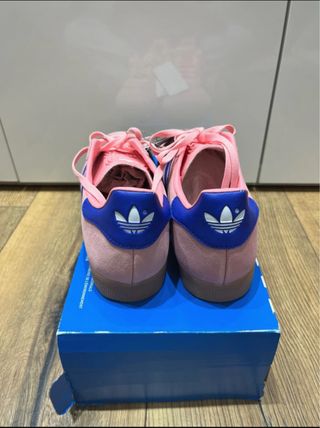 Zapatillas Adidas Gazelle Rosa y Azul