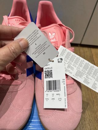 Zapatillas Adidas Gazelle Rosa y Azul