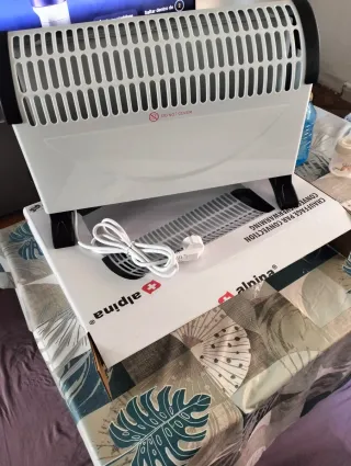 Calefactor Alpina Blanco y Negro