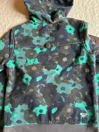 Roxy Chaqueta Floral Verde y Azul