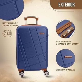 Maleta de Cabina El Caballo Azul y Marrón