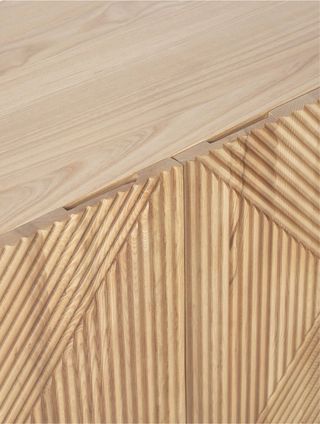 Aparador de madera maciza de mango