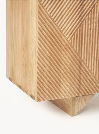 Aparador de madera maciza de mango