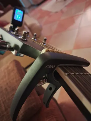 Guitarra Acústica Negra
