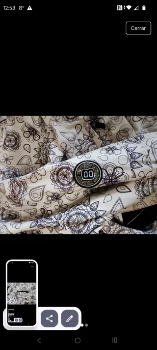 Abrigo mujer frío estampado