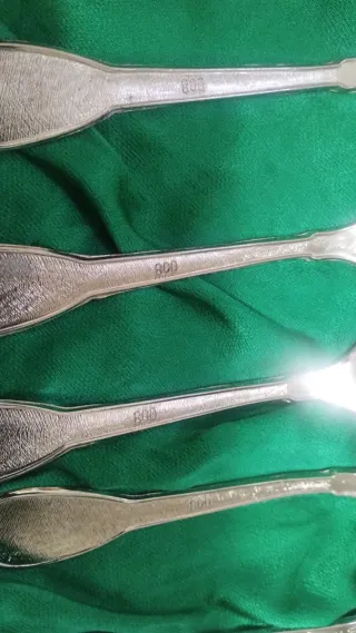 Set 7 forchette 800 Argentata