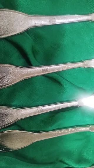 Set 7 forchette 800 Argentata