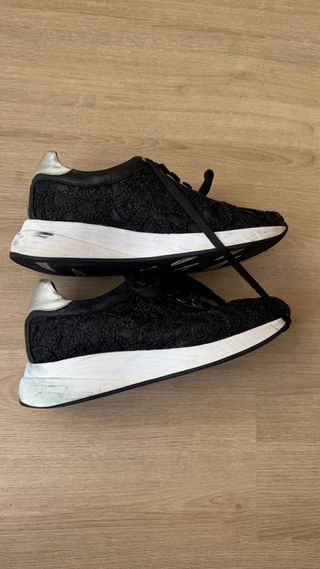 Zapatillas Baldinini Negras Encaje