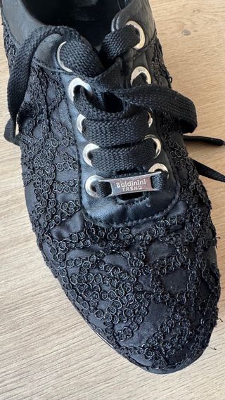 Zapatillas Baldinini Negras Encaje