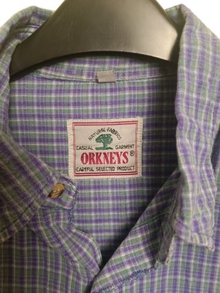 Camisa de cuadros ORKNEYS Talla XL
