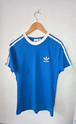 Camiseta Adidas 3 Stripes Azul