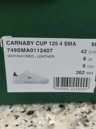 Zapatillas Lacoste Blancas Talla 42