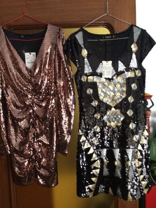 Dos vestidos de fiesta