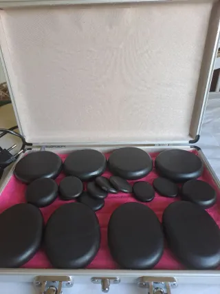 Set Piedras Basalto Calientes Masaje