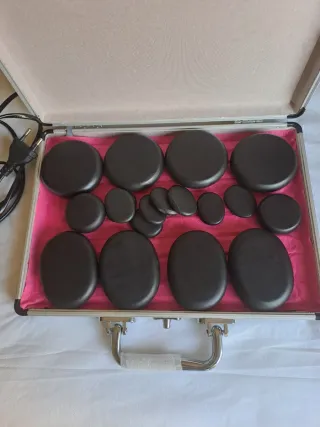 Set Piedras Basalto Calientes Masaje