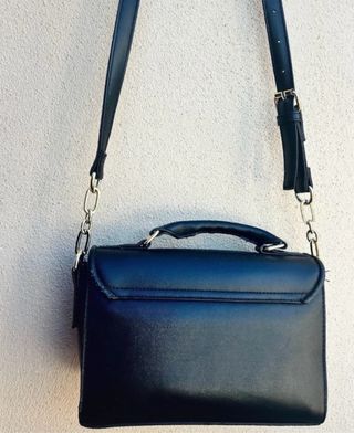 Borsetta donna nera con fibbia