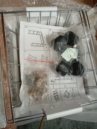 Carro de cocina madera y metal