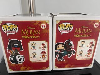 Funko Pop! Disney Mulan Rides Mushu y Khan