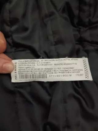 Cazadora Pull&Bear chico Talla M