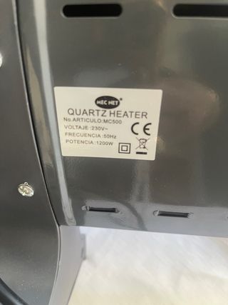 Estufa eléctrica nueva