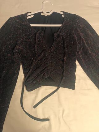 Camiseta fiesta brillo GREEN COAST Talla S