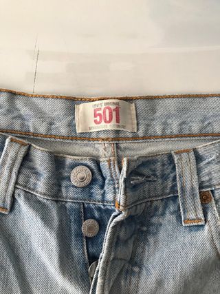 Levis 501 cortos vaqueros