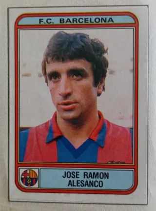 FC BARCELONA CROMOS RECORTADOS FUTBOL 82