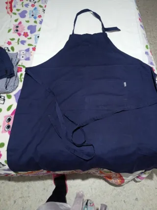 Uniforme Cocinero/a Azul y Blanco