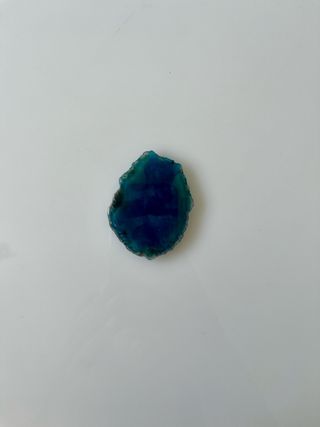 Chapa de ágata azul