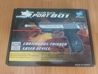 Pistola Nerf tuneada y otra de co2