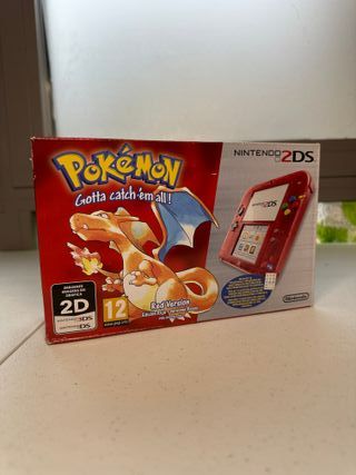 Nintendo 2DS Pokemon Red Edition/Edición Roja New