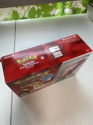 Nintendo 2DS Pokemon Red Edition/Edición Roja New