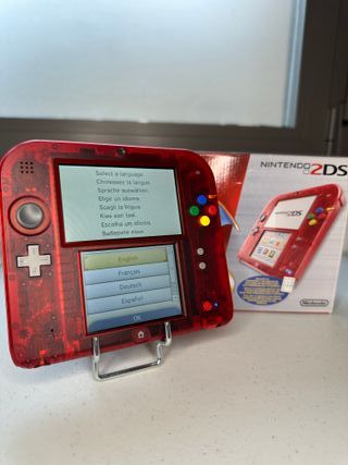 Nintendo 2DS Pokemon Red Edition/Edición Roja New