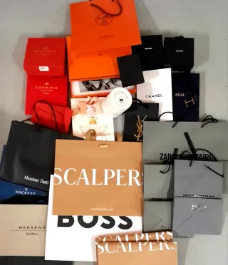 Bolsa y Cajas Vacias de Lujo