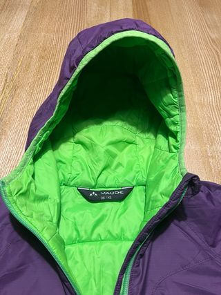 Giacca Vaude donna XS viola/verde