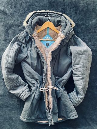 Chaqueta Adidas Outwear Azul Gris