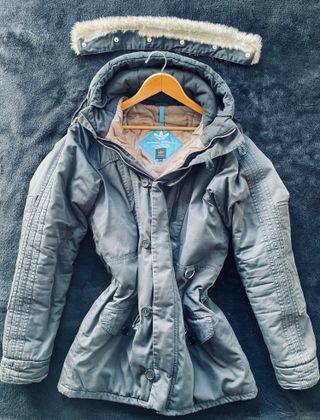 Chaqueta Adidas Outwear Azul Gris