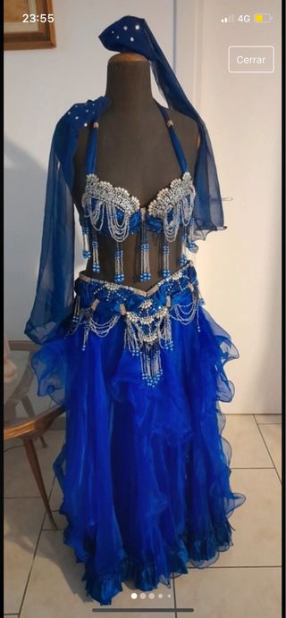 Traje Danza Vientre Hecho a Mano