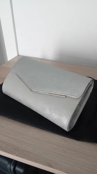 Bolso de fiesta plateado