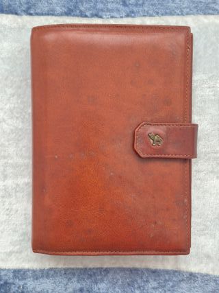 Agenda Organizadora Piel Marrón Camel